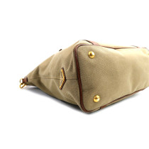 Prada Shopping Tela Beige