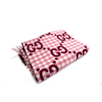 Gucci Sciarpa Lana Rosa