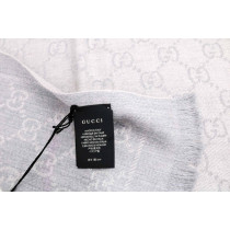 Gucci Sciarpa Lana Grigio Azzurro