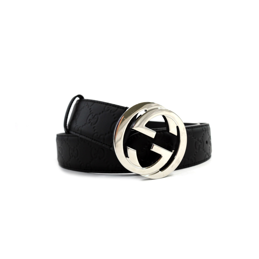 Gucci Cintura Guccissima Nera