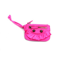 Balenciaga Portamonete Tessuto Fucsia