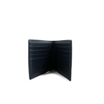 Prada Portafoglio Pelle Saffiano Blu Scuro