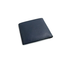 Prada Portafoglio Pelle Saffiano Blu Scuro