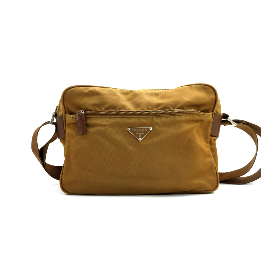 Prada Camera Bag Re Nylon Cammello