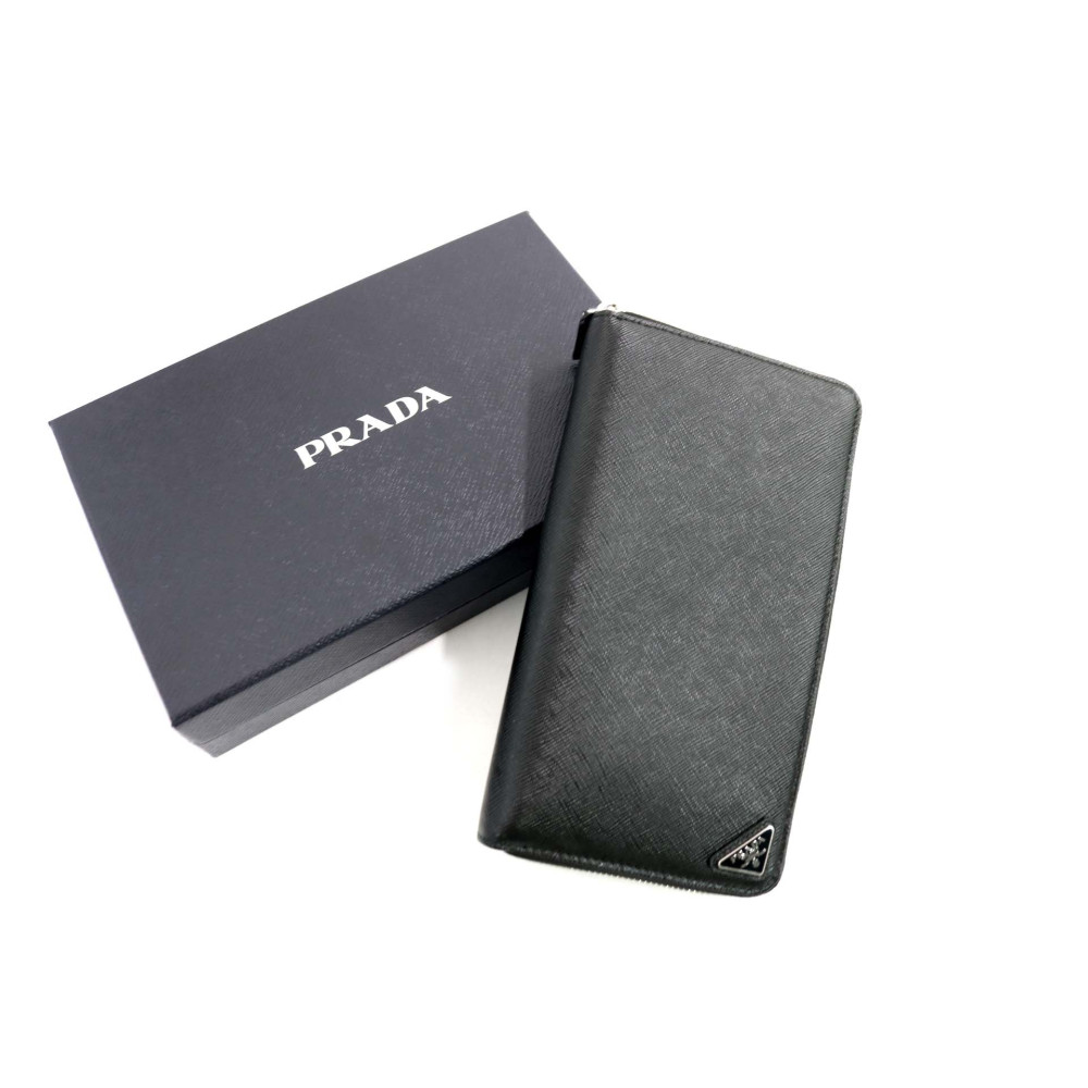 Prada Portafoglio Pelle Nera