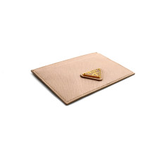 Porte-cartes en Cuir Rose Prada