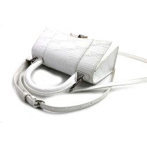 Balenciaga HourGlass XS Pelle BIANCA