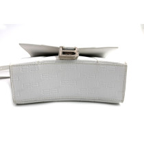 Balenciaga HourGlass XS Pelle BIANCA