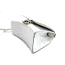 Balenciaga HourGlass XS Pelle BIANCA