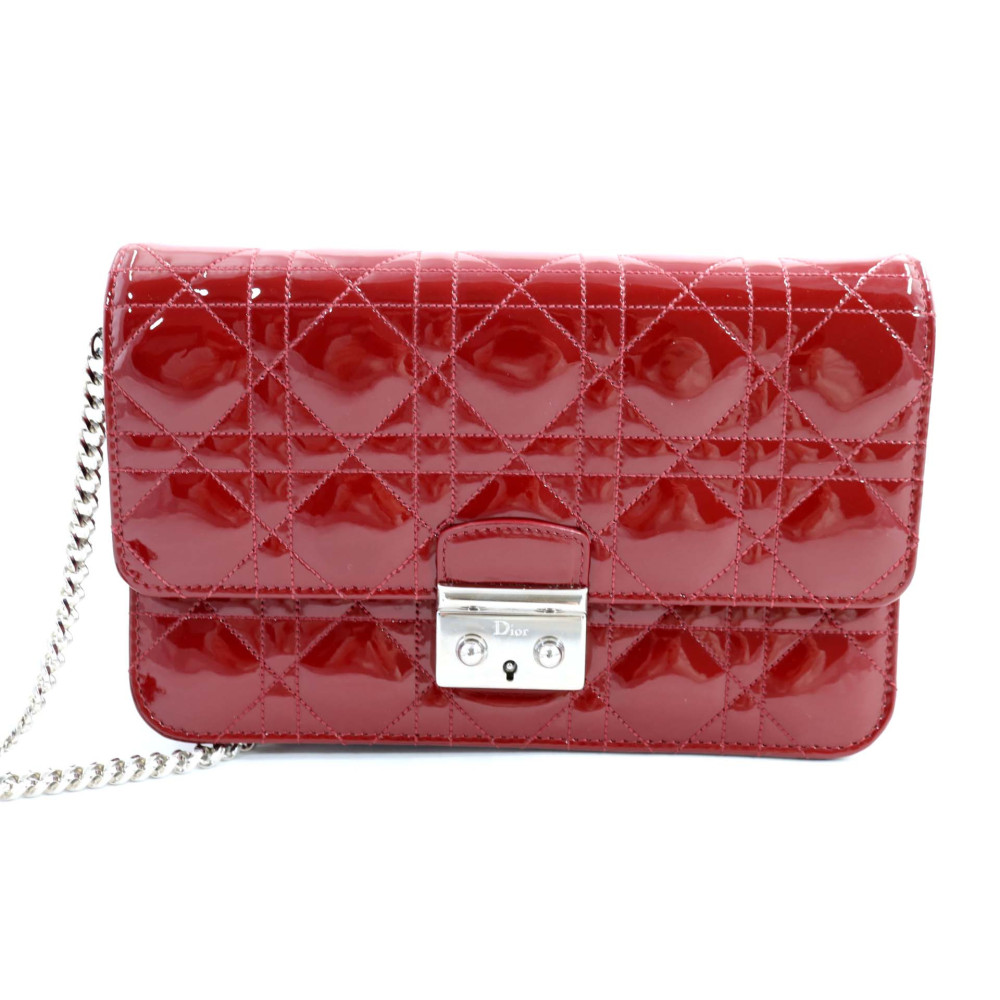 Dior Pochette Miss Dior Vernis Rosso