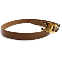 Celine Cintura Triomphe Pelle Bronzo 80cm
