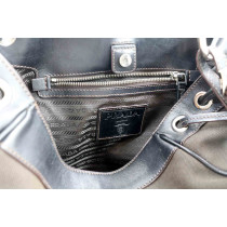 Prada Shopping Tela Marrone