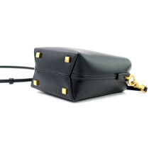 Saint Laurent Le 37 Mini Schwarzes Leder