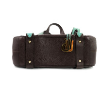 Dolce & Gabbana Snakeskin Pelle Marrone e Turchese