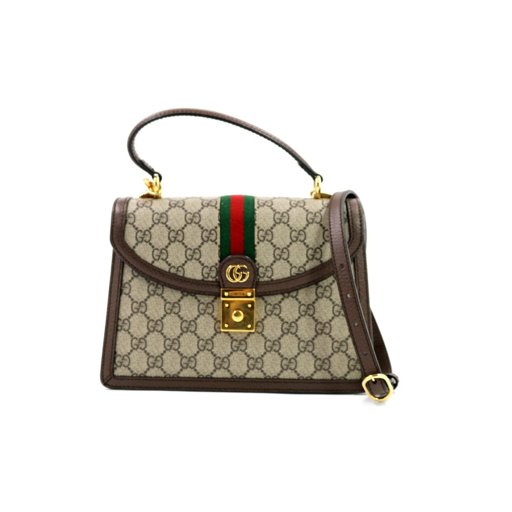 Gucci Borsa a Mano Ophidia Misura Media GG Beige