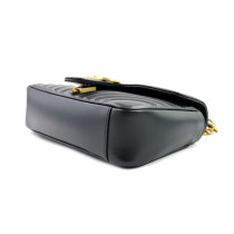 Gucci Borsa a Spalla GG Marmont Misura Piccola Pelle Nera