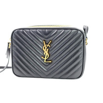 Saint Laurent Camera Bag Lou In Pelle Trapuntata Nera