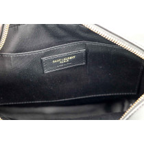 Saint Laurent Camera Bag Lou In Pelle Trapuntata Nera