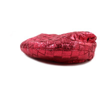 Bottega Veneta Jodie Mini Metallic Pelle Metallic Red
