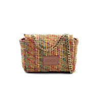 Red Valentino Pochette Rafia Multicolor