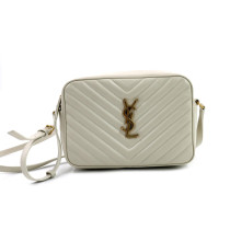 Saint Laurent Camera Bag Pelle Crema