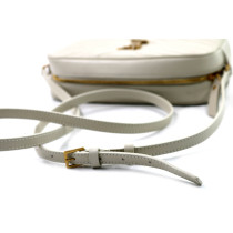 Saint Laurent Camera Bag Pelle Crema