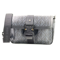 Dior Flap Messenger Pelle Nero Grigio