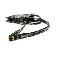 Dior Book Tote Mini Tela Oblique Blu