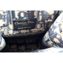 Dior Book Tote Mini Tela Oblique Blu