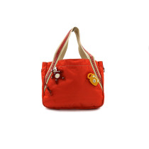 Prada Shopping Tela Vela e Struzzo Arancio