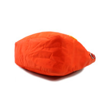 Prada Shopping Tela Vela e Struzzo Arancio