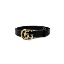 Gucci Cintura Marmont Pelle Nera