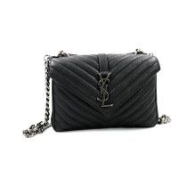 Saint Laurent College Pelle Nera