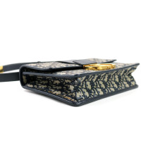 Dior Montaigne 30 Tela Oblique Blu