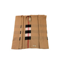 Burberry Mantella Lana Check Marrone