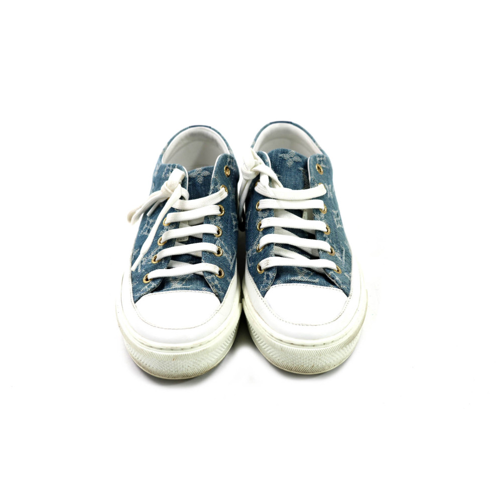 Louis Vuitton Sneakers Lagon Denim Celeste