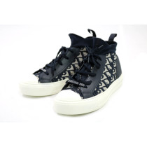 Dior Sneakers Wolkin Tela Oblique Blu