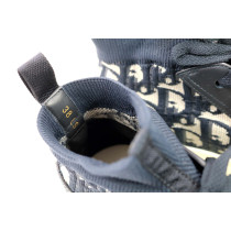 Dior Sneakers Wolkin Tela Oblique Blu