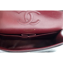 Chanel 11.12 Pelle Caviar Nera