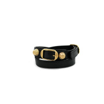 Balenciaga Bracciale Pelle Nera