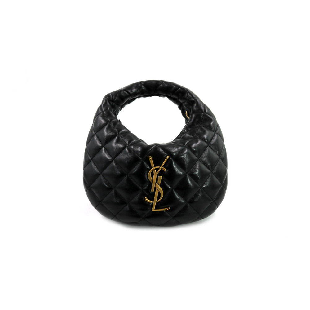 Saint Laurent Icarino Pelle d'Agnello Nera