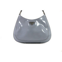 Prada Cleo Pelle Spazzolata Fiordaliso