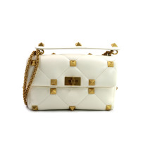 Valentino Roman Stud Pelle Bianca