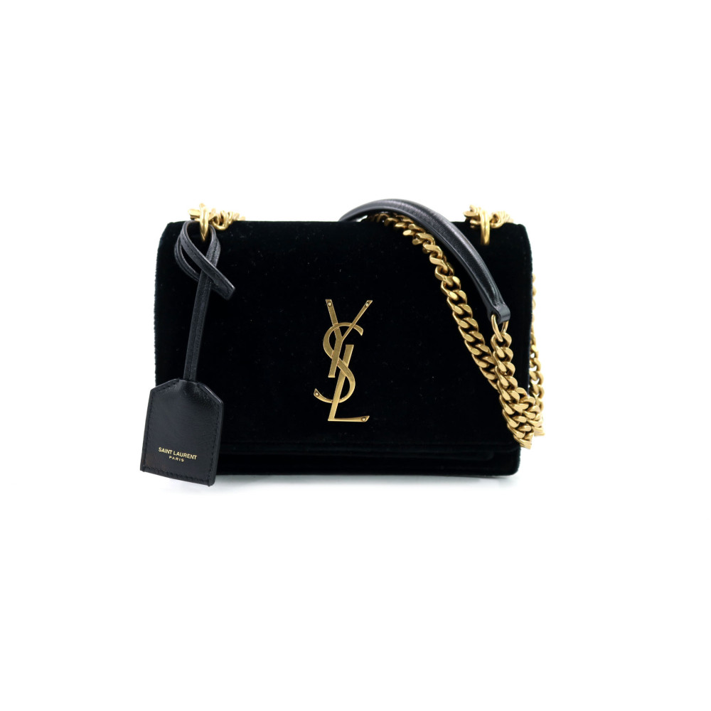 Saint Laurent Sunset Velluto Nero