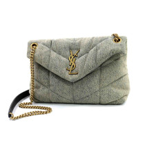 Saint Laurent Puffer Small Denim Jeans