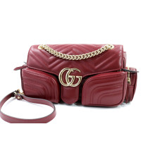 Gucci Marmont Cargo Pelle Bordeaux