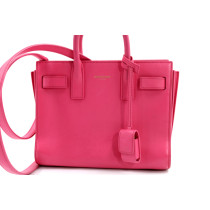 Saint Laurent Sac de Jour Pelle Rosa