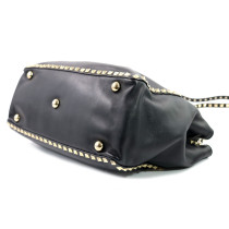 Valentino Shopping Rockstud Pelle Nera