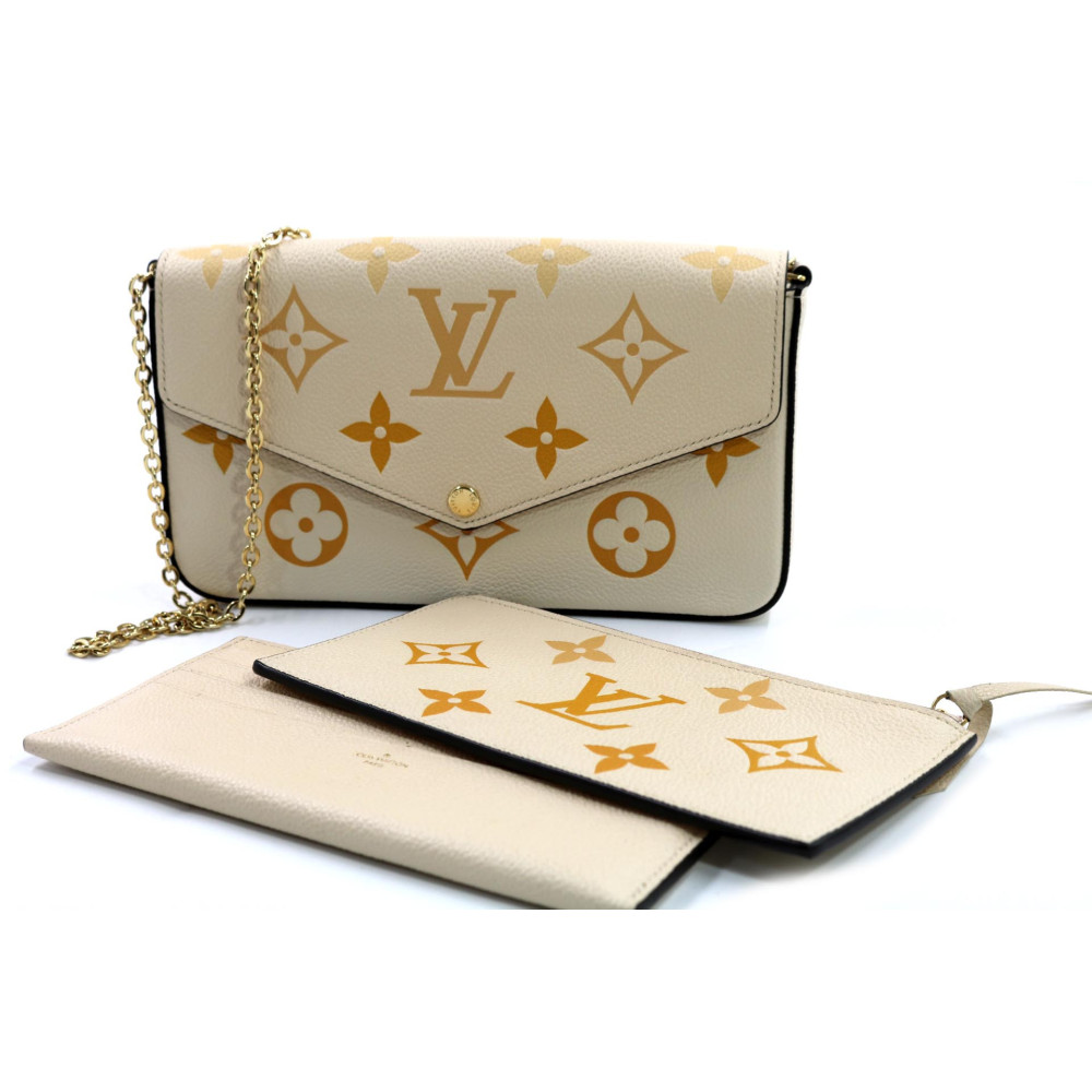 Louis Vuitton Felicie Pelle Panna