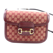 Gucci Horsebit GG Bordeaux